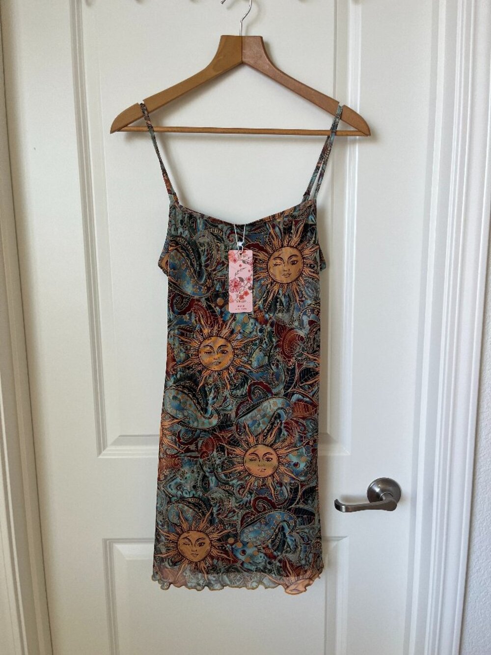 NWT Celestial Print Mini Dress